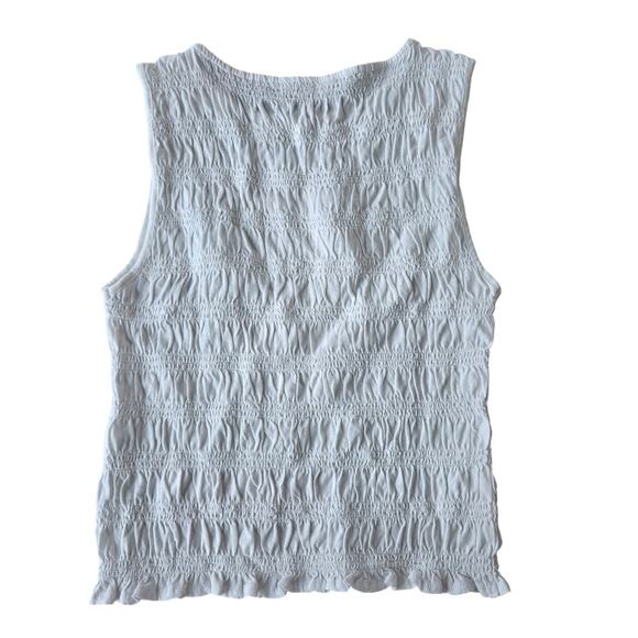 Madewell Smocked Boatneck Tank Size XXS - Picture 3 of 6